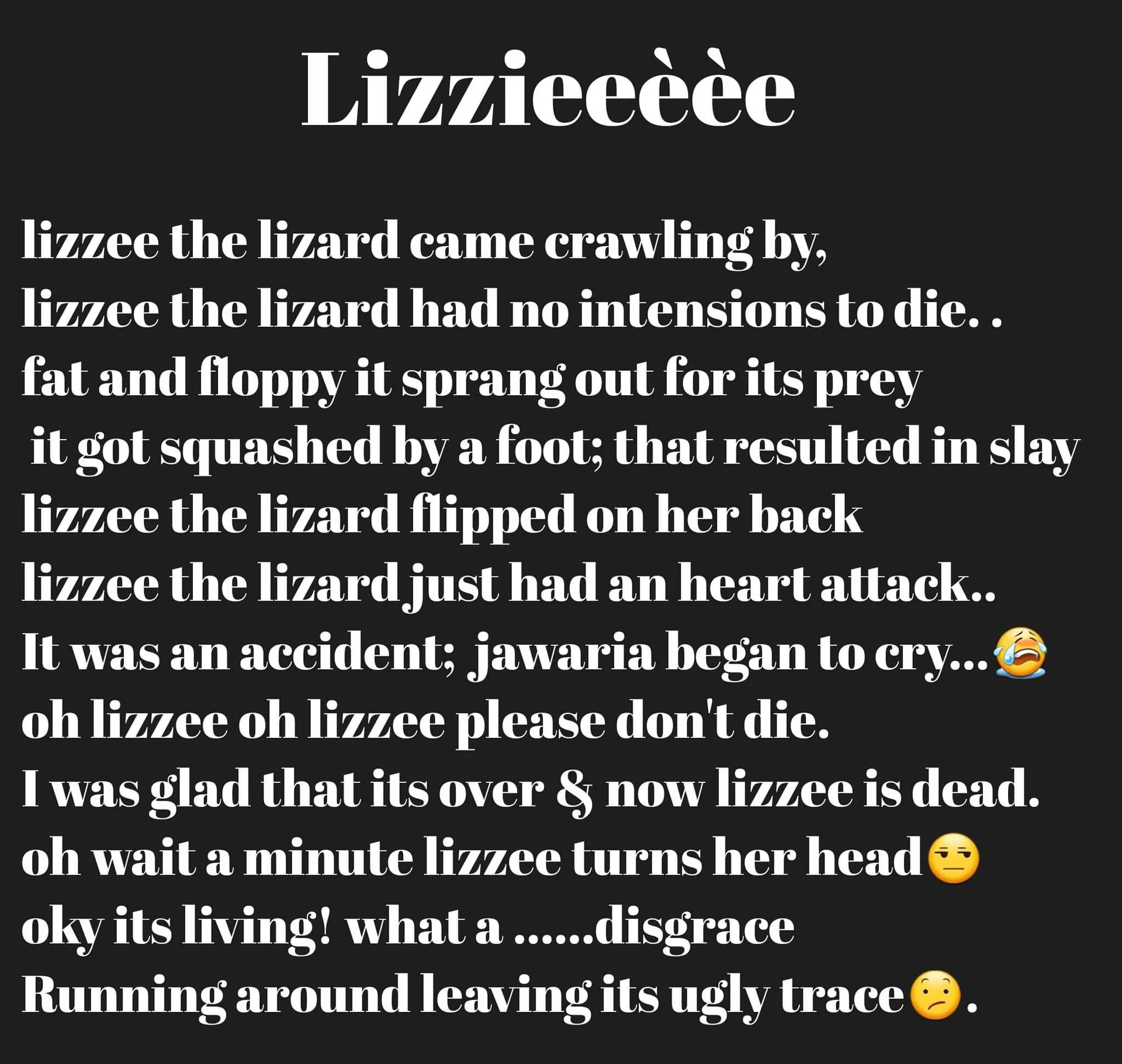 Lizzieee the Lizard
